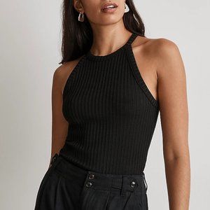 [NWT] Madewell Black Ribbed Tank in Black